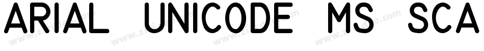 Arial Unicode MS SC字体转换